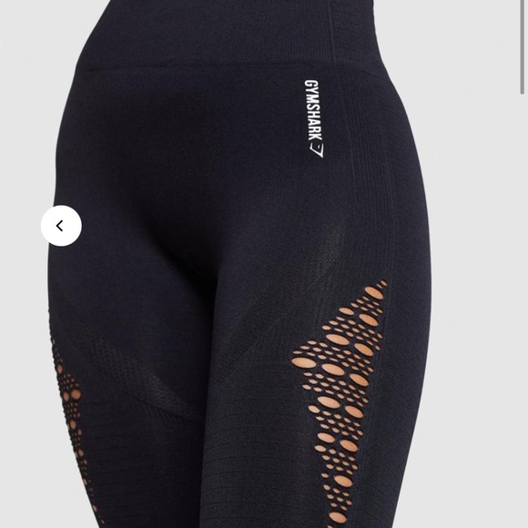 GYMSHARK ENERGY+ SEAMLESS CROPPED LEGGINGS- SMALL - Picture 5 of 8